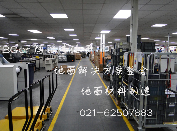 工廠車間走道、叉車道耐磨工業(yè)地磚：車間中間通道鋪設(shè)