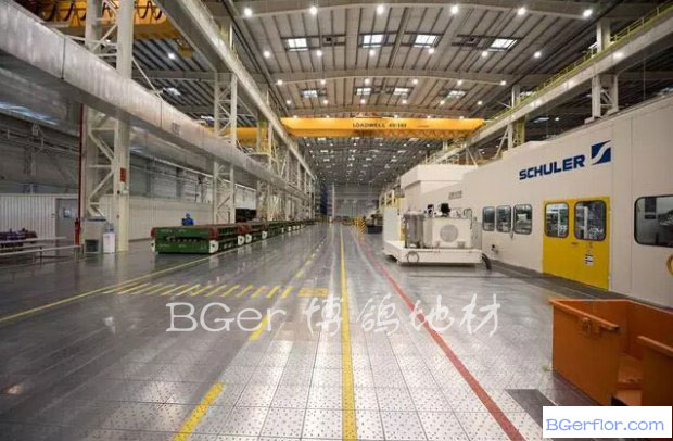 重型工業(yè)制造工廠地板地面處理 機(jī)械 汽車工廠 電廠 工業(yè)車間鋼地板地面鋪設(shè)材料