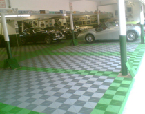 汽車(chē)美容店地面裝修材料