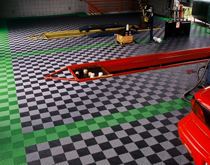 汽車(chē)快修裝潢店地面鋪裝材料