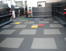 庫(kù)房地面地板膠 庫(kù)房地面材料多顏色混合互搭